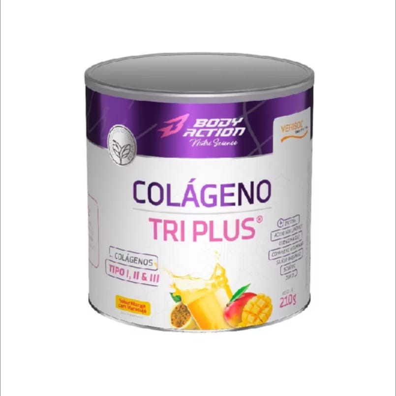 COLÁGENO VERISOL TRI PLUS TIPO 1, 2 E 3 — 210g BODY ACTION