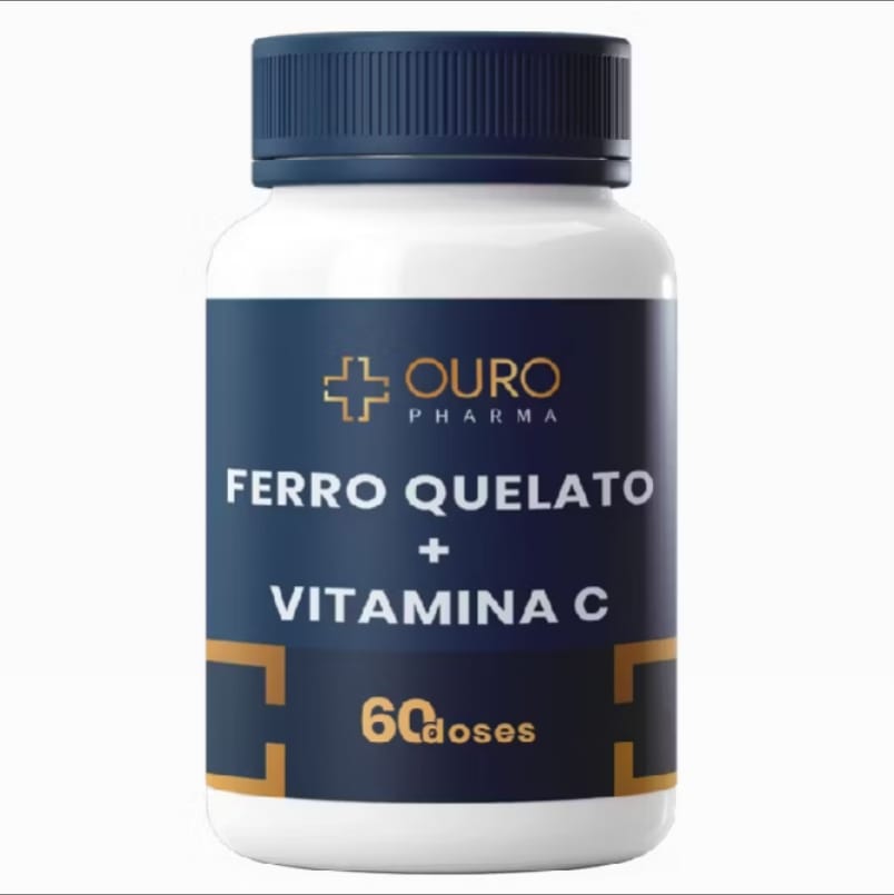 Suplemento de Ferro Quelato com Vitamina C