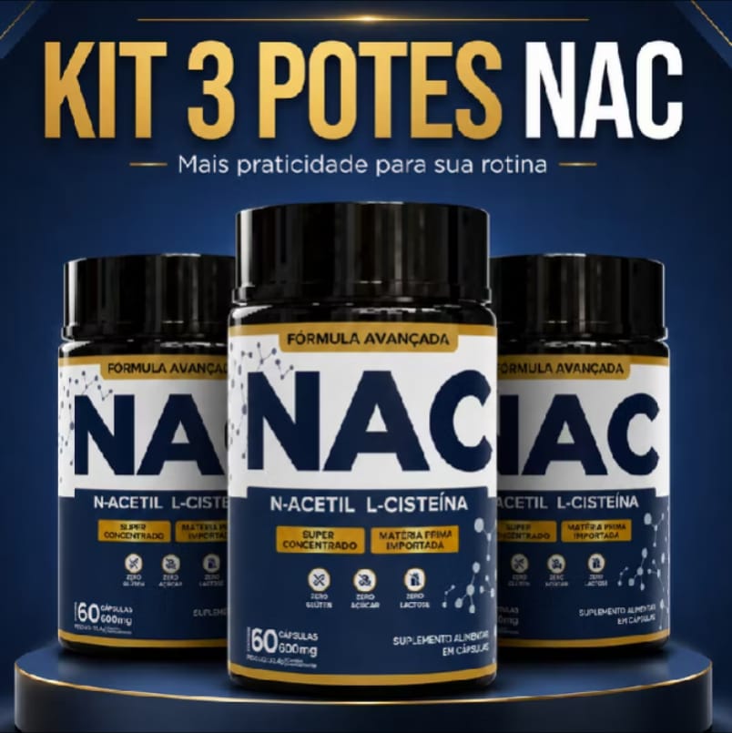 O NAC (N-Acetil L-Cisteína) 500mg
